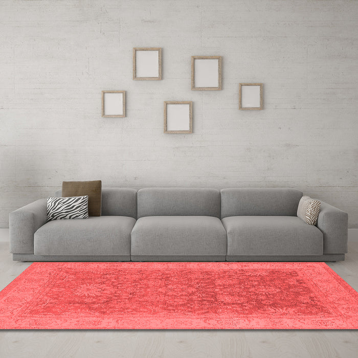 Traditional Red Washable Rugs