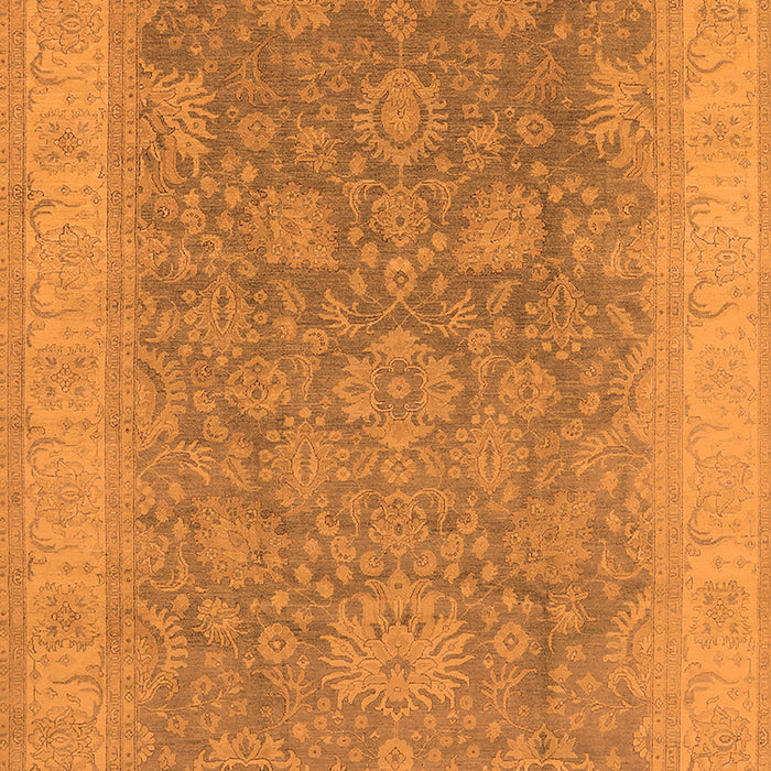 Oriental Orange Traditional Rug, urb1334org