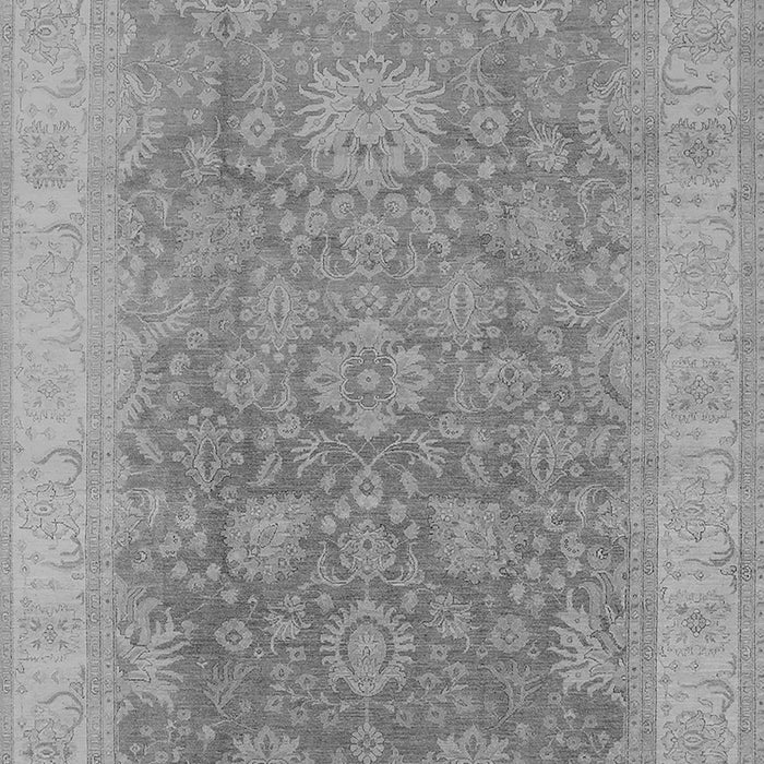 Machine Washable Oriental Gray Traditional Rug, wshurb1334gry