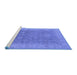 Sideview of Machine Washable Oriental Blue Traditional Rug, wshurb1334blu