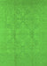 Oriental Green Traditional Rug, urb1335grn