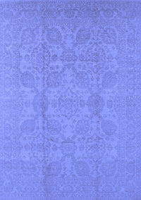 Oriental Blue Traditional Rug, urb1335blu