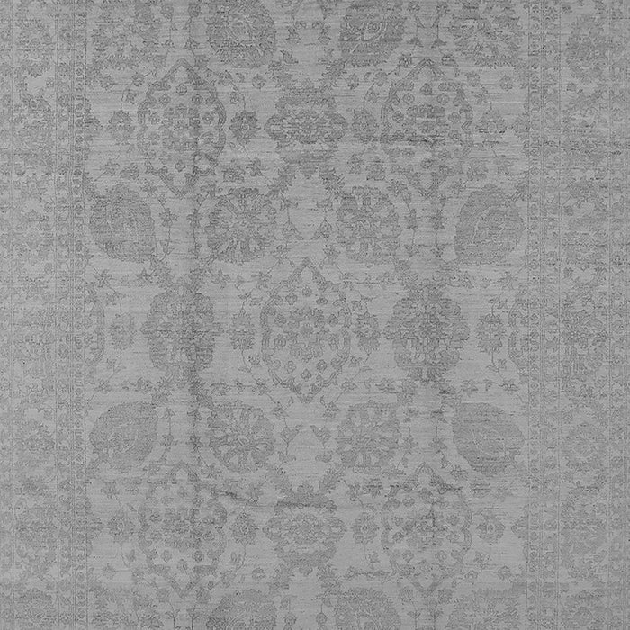 Machine Washable Oriental Gray Traditional Rug, wshurb1335gry