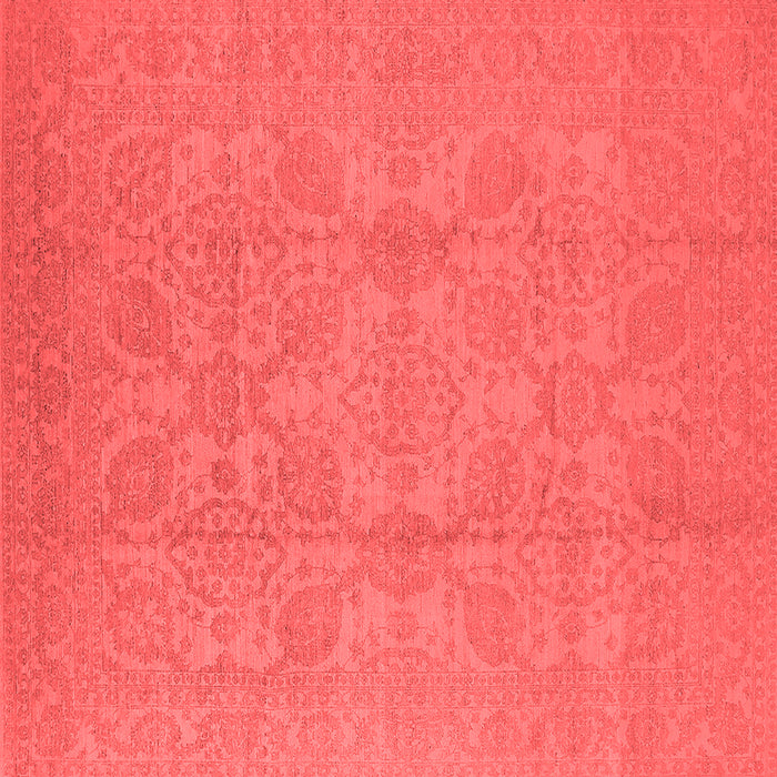 Machine Washable Oriental Red Traditional Rug, wshurb1335red