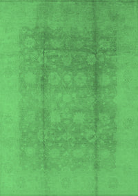 Oriental Emerald Green Industrial Rug, urb1336emgrn