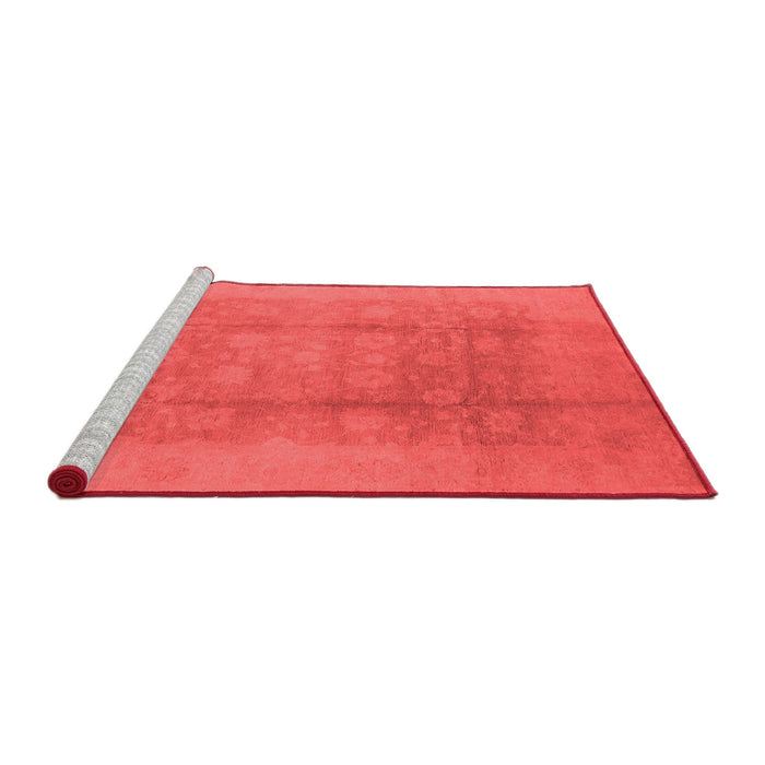 Industrial Red Washable Rugs
