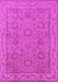 Oriental Pink Traditional Rug, urb1337pnk
