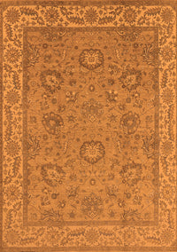 Oriental Orange Traditional Rug, urb1337org