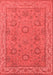 Oriental Red Traditional Area Rugs