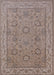 Mid-Century Modern Puce Purple Oriental Rug, urb1337