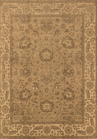 Oriental Brown Traditional Rug, urb1337brn