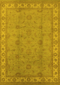 Oriental Yellow Traditional Rug, urb1338yw