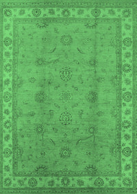 Oriental Emerald Green Traditional Rug, urb1338emgrn