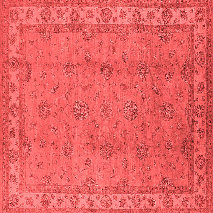 Machine Washable Oriental Red Traditional Rug, wshurb1338red