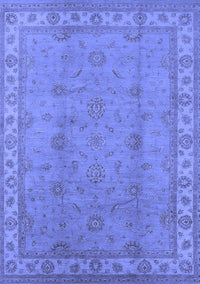 Oriental Blue Traditional Rug, urb1338blu