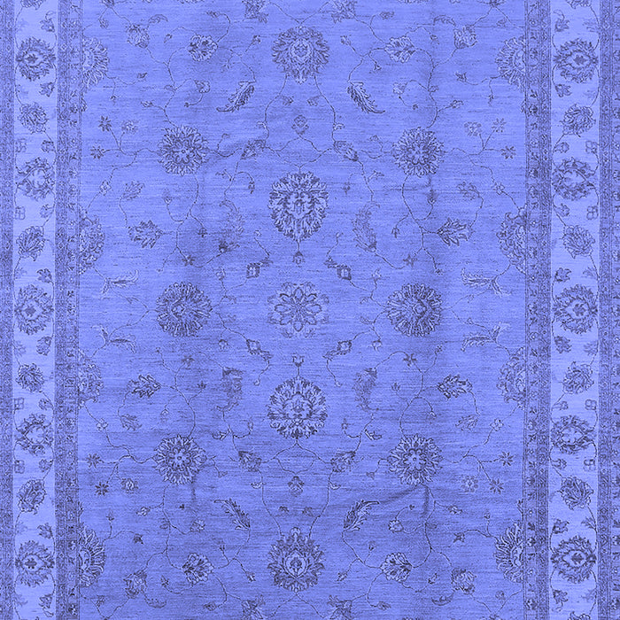 Oriental Blue Traditional Rug, urb1338blu