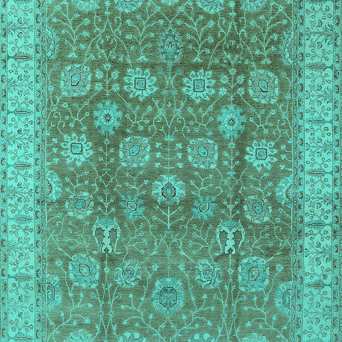 Oriental Turquoise Traditional Rug, urb1339turq