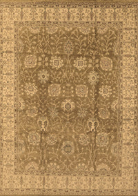Oriental Brown Traditional Rug, urb1339brn