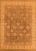 Oriental Orange Traditional Rug, urb1339org
