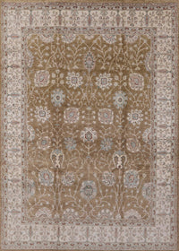 Machine Washable Industrial Modern Light French Beige Brown Rug, wshurb1339