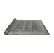 Sideview of Oriental Gray Traditional Rug, urb1339gry