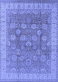 Oriental Blue Traditional Rug, urb1339blu