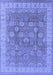 Oriental Blue Traditional Rug, urb1339blu