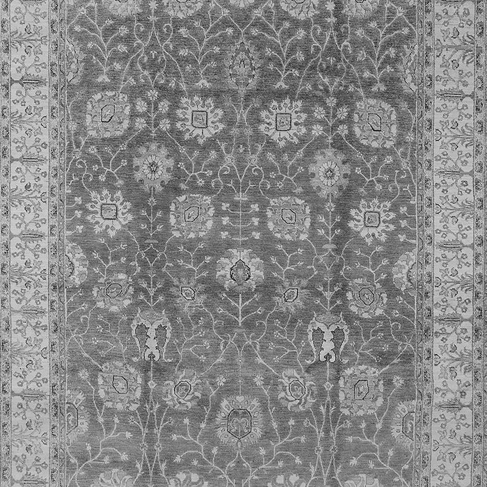 Machine Washable Oriental Gray Traditional Rug, wshurb1339gry