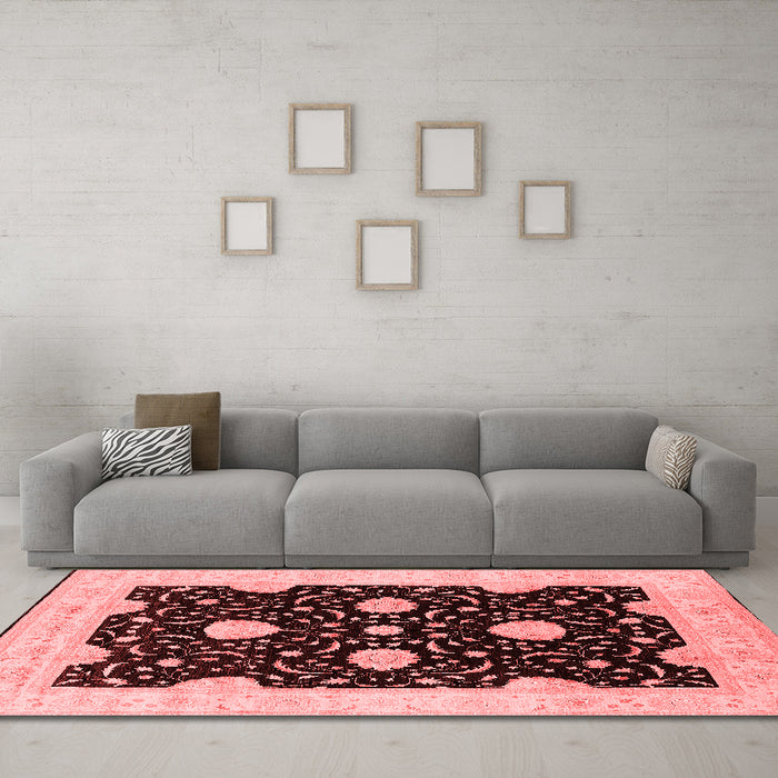 Traditional Red Washable Rugs