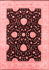 Oriental Red Traditional Rug, urb1340red