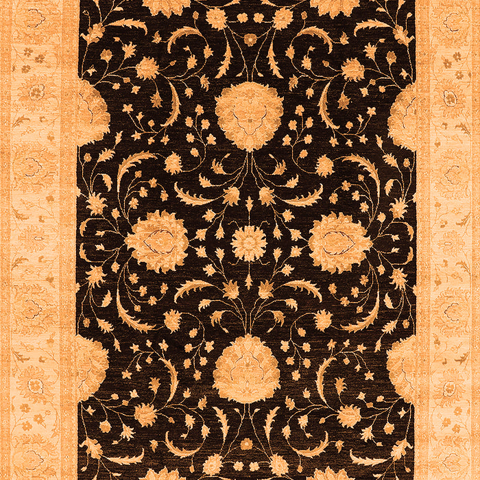 Oriental Orange Traditional Rug, urb1340org