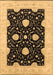 Oriental Brown Traditional Rug, urb1340brn