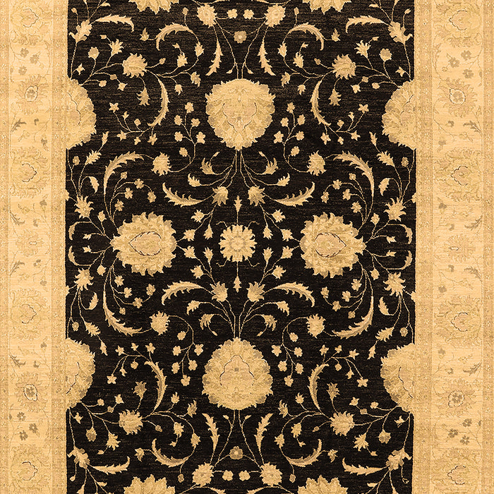 Oriental Brown Traditional Rug, urb1340brn