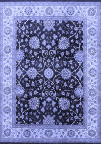 Oriental Blue Traditional Rug, urb1341blu