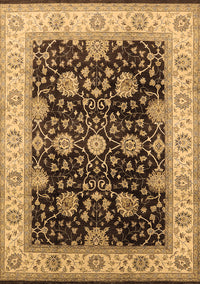 Oriental Brown Traditional Rug, urb1341brn