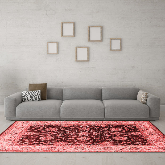 Traditional Red Washable Rugs
