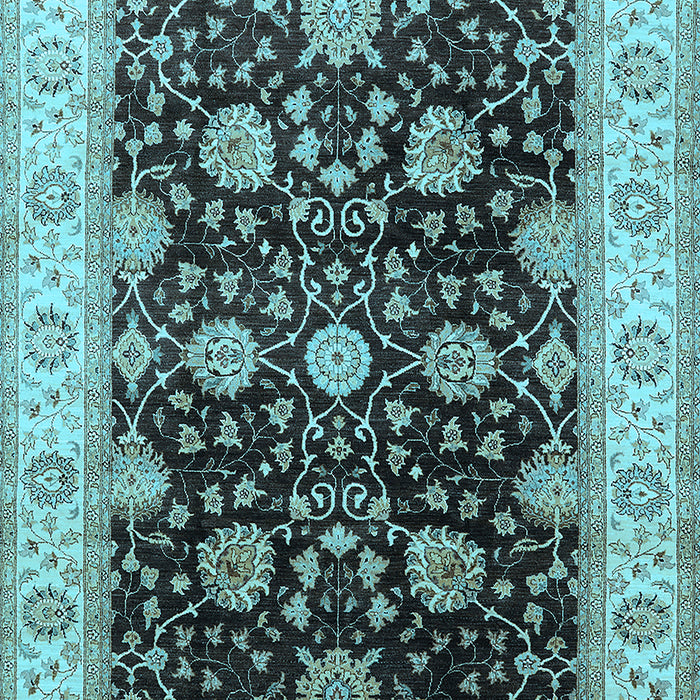 Oriental Light Blue Traditional Rug, urb1341lblu