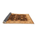 Sideview of Oriental Orange Traditional Rug, urb1341org