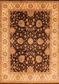 Oriental Orange Traditional Rug, urb1341org