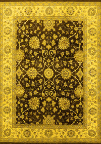 Oriental Yellow Traditional Rug, urb1341yw