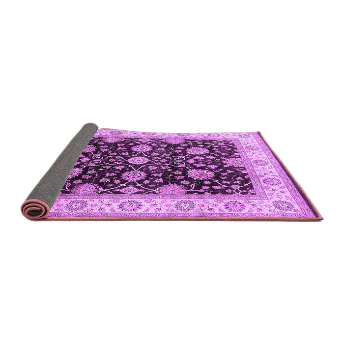 Sideview of Oriental Purple Traditional Rug, urb1341pur