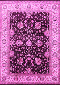 Oriental Pink Traditional Rug, urb1341pnk