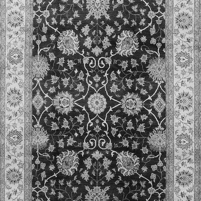 Machine Washable Oriental Gray Traditional Rug, wshurb1341gry