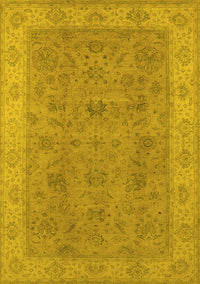 Oriental Yellow Traditional Rug, urb1342yw