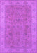 Machine Washable Oriental Purple Traditional Area Rugs, wshurb1342pur