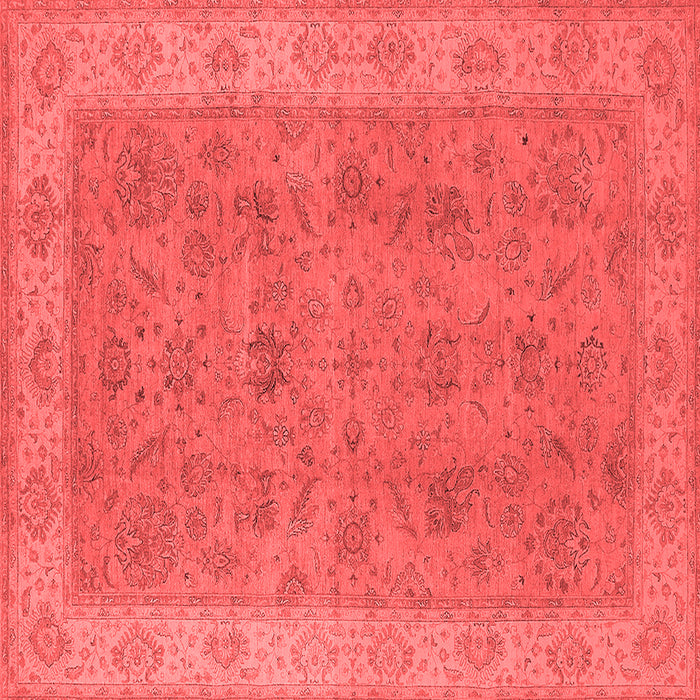 Machine Washable Oriental Red Traditional Rug, wshurb1342red