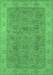 Oriental Emerald Green Traditional Rug, urb1342emgrn