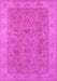 Oriental Pink Traditional Rug, urb1342pnk