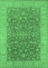 Oriental Emerald Green Traditional Rug, urb1343emgrn