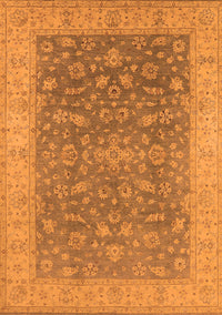 Oriental Orange Traditional Rug, urb1343org